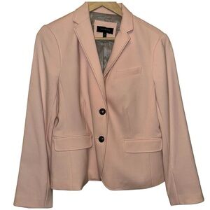 EUC Talbots Pink Blazer Structured Notched Lapel